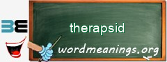 WordMeaning blackboard for therapsid